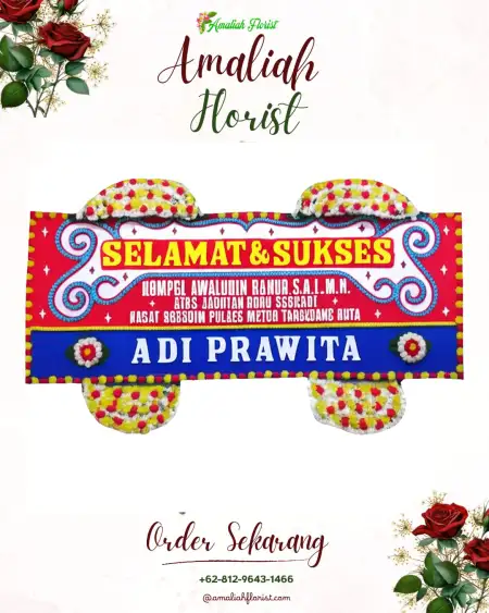Papan Bunga Ucapan Selamat Lebakayu